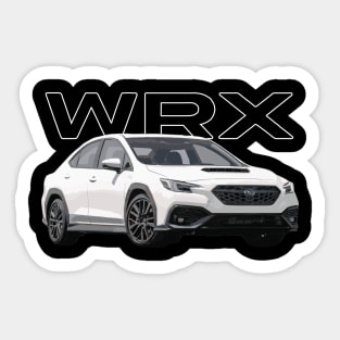 subie VB WRX S4 ceramic white Sticker